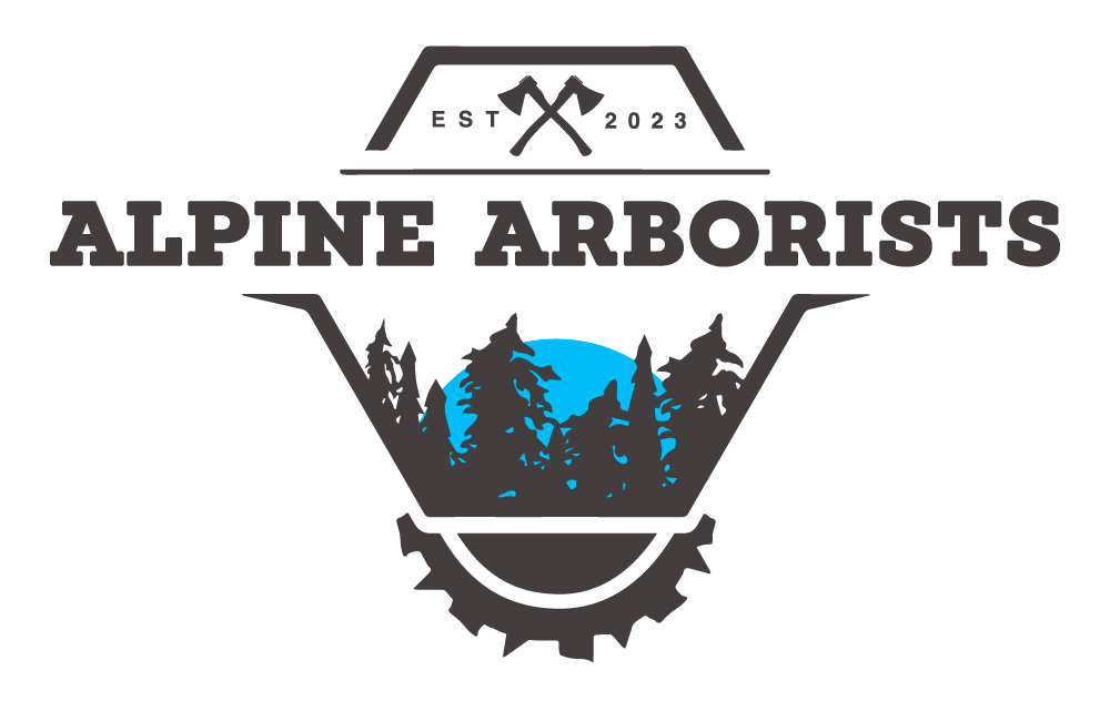 AlpineArborists Logo Square Blue Chasi Web Builder